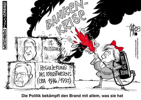 Karikatur Cartoon Satire Politik Wirtschaft Zeichnung Illustration