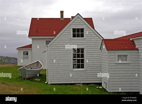 Monhegan Island Maine Coast New England Usa Stock Photo Alamy