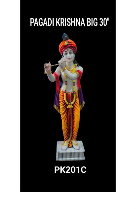 Multicolor Lord Krishna Resin Statue With Pagadi At Rs 20000 In Gurugram