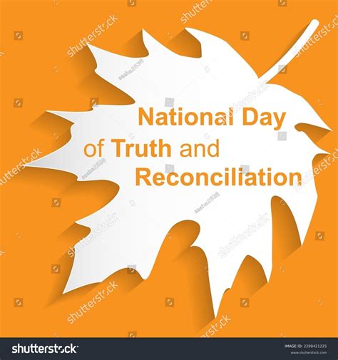 National Day Truth Reconciliation Design Concept Stock Vector Royalty Free 2298421225