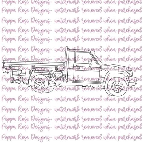 79 Series Toyota Land Cruiser Cut And Laser File Digital Download