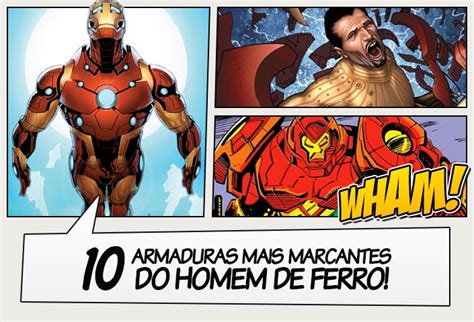 As 10 armaduras mais marcantes do Homem de Ferro Legião dos Heróis