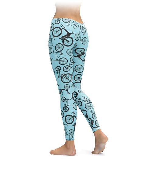 Blue Bikes Leggings