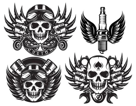 100,000 Biker tattoo Vector Images | Depositphotos