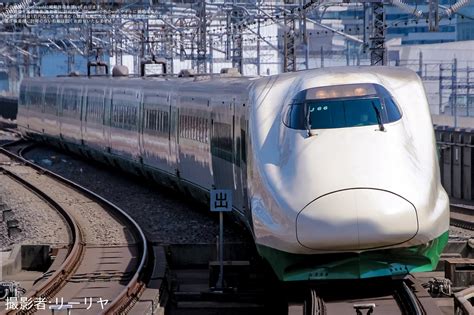 2nd Train 【jr東】e2系j66編成 200系カラー が定期運用のない上越新幹線を走行の写真 Topicphotoid 73782