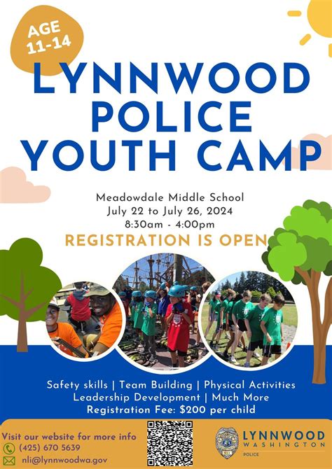 Lynnwood Police Youth Camp, 6500 168th St SW, Lynnwood, WA 98037-2734