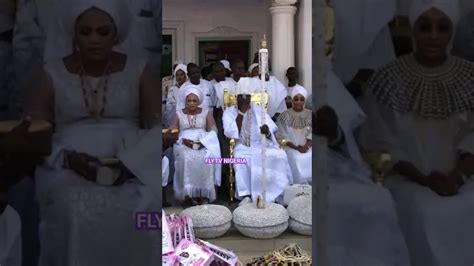 Ooni Of Ife And His Wife S Olori S Yeyeluwa Mariam Aderonke Temitope At