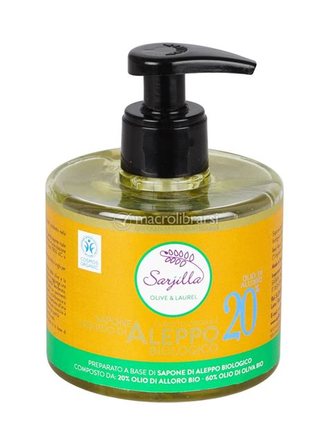 Sapone Liquido Di Aleppo Bio Olio Di Alloro Sarjilla