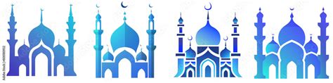 Mosque clipart collection, symbol, logos, icons isolated on transparent ...