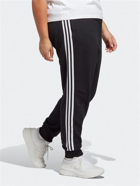 Adidas Spodnie Dresowe Essentials Stripes French Terry Cuffed Joggers