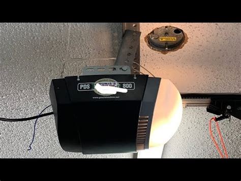 PDS800 Garage Door Opener - YouTube