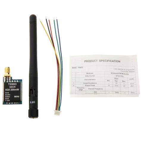 Buy TS5823 5 8G 200MW 32 Channel AV Transmitter For FPV At Affordable