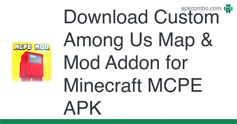 Custom Among Us Map And Mod Addon For Minecraft Mcpe Apk Download