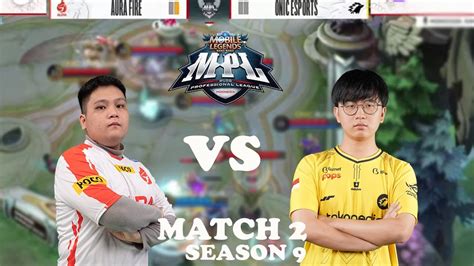 MPL ID S9 AURA VS ONIC MATCH 2 GAMEPLAY ONIC DI BEKUKAN AURA PADA