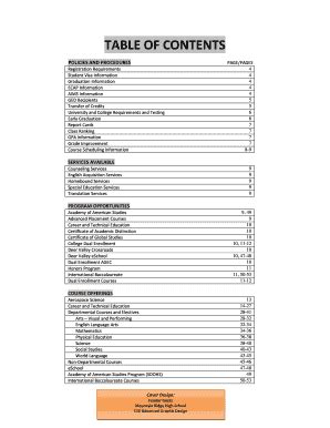 Fillable Online Dvusd Academic Planning Guide Deer Valley