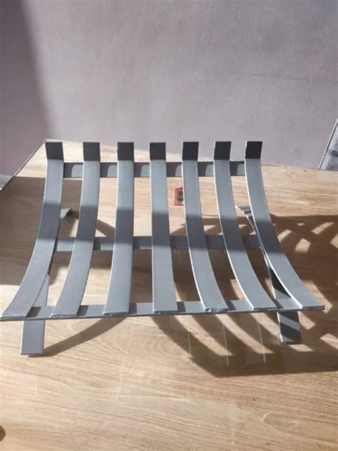 GRILLE DE CHEMINÉE porte bûches en acier BALSA neuve EUR 29 90