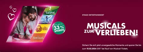 Stage Entertainment Bis Zu 33 Rabatt Auf Musicals Sichern Hamburg