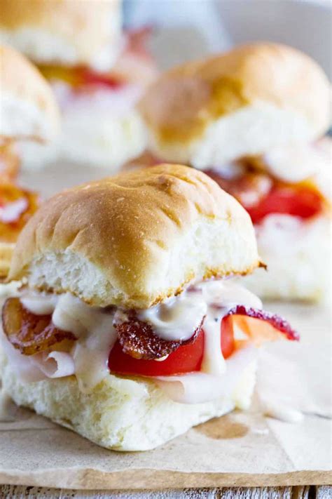 Mini Kentucky Hot Brown Sandwiches Taste And Tell
