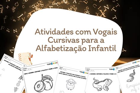 Atividade Para Alfabetização Vogais - 8