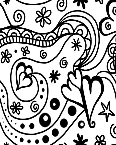 Printable Cute Valentines Coloring Pages For Adults Goimages Vip