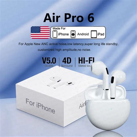 Auricolari Bluetooth Senza Fili Originali Apple Airpods Pro Tws Max