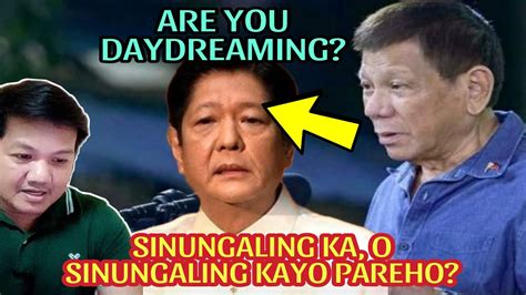 Duterte Nilaglag Na Si Marcos Jr Lagot Na Youtube