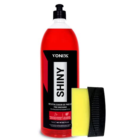 Kit Shiny Revitalizador De Pneus Vonixx L Aplicador De Pneu