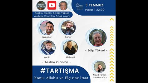 Edip Yüksel T Rashad Khalifa nın misyonu üzerine canlı tartışma YouTube