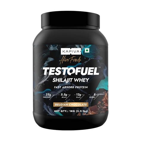 Kapiva Him Foods Testofuel Kapiva Testofuel Shilajit Whey Protein With