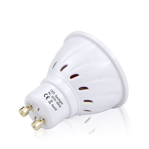 Heat Resistant Fireproof Body Gu10 Led Spotlight Bulb 220v 2835 Smd 550