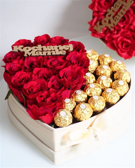 Flower Box Serce Ferrero L