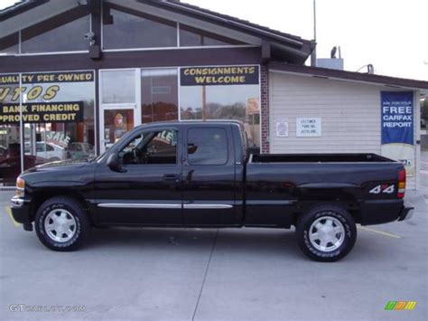 2005 Onyx Black Gmc Sierra 1500 Sle Crew Cab 4x4 2747002 Gtcarlot