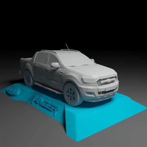 Fichier 3D gratuit Ford RangerModèle à télécharger et à imprimer en 3D