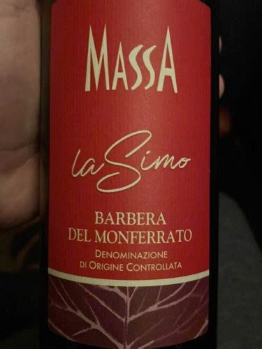 Paola Massa La Simo Barbera Del Monferrato Vivino US