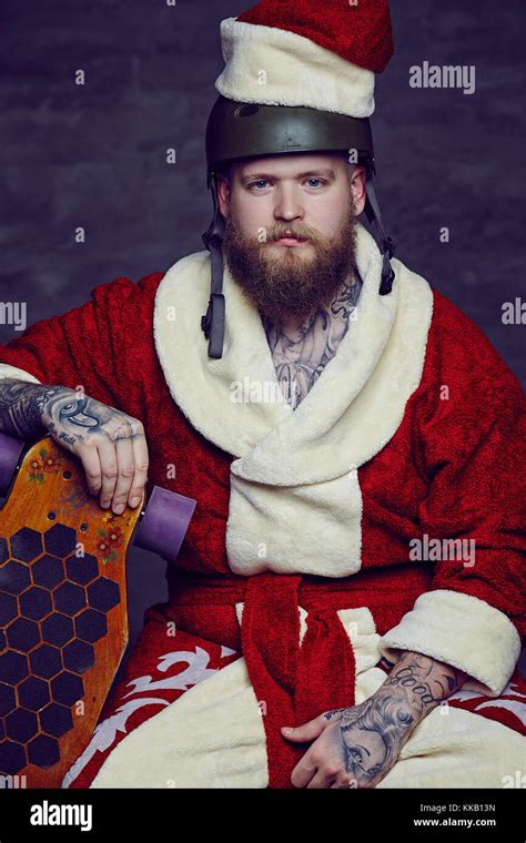 Handsome Man Dressed Santa Claus Hi Res Stock Photography And Images