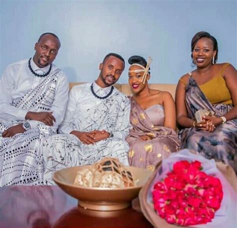 Clipkulture Rwandan Couple With Bestman And Bridesmaid In Umushanana