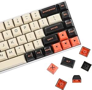 Amazon Owpkeenthy Retro Carbon Keycaps Asa Profile Key Custom