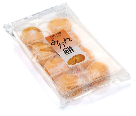 Mandarin Orange Flavor Japanese Traditional Fruit Mochi