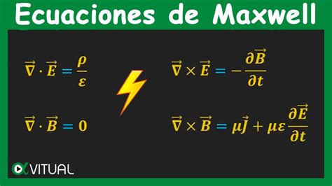 Ecuaciones De Maxwell Como Obtener La Ecuación De Onda Para E Y B En Un