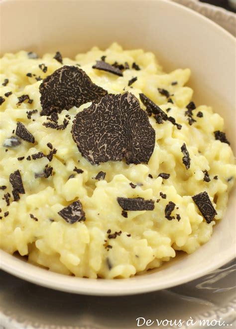 De vous à moi Risotto à la Truffe