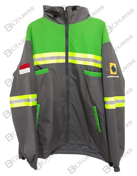 Jaket Tambang Konveksi Jaket Safety Proyek Lapangan Murah