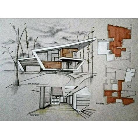 Pin By Robin Ilham On Sketches Architectural Architecture Design