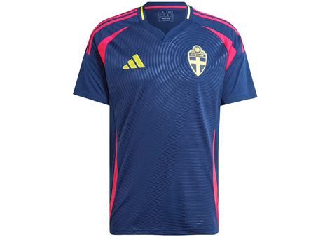 Adidas Sweden 24 Away Jersey Team Navy Blue Mens Ss24 Us
