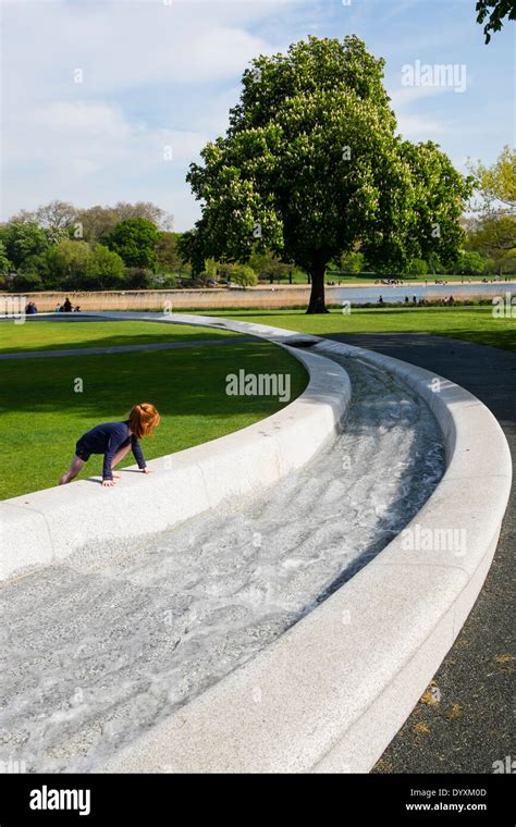 Princess Diana Memorial Fountain In Hyde Park London United Kingdom