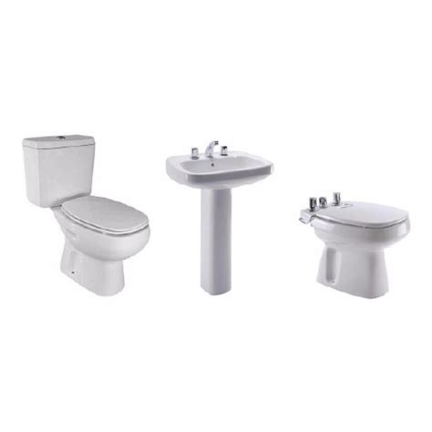 Juego Sanitario Monaco Piezas Inod Largo Bidet Lavatorio Columna