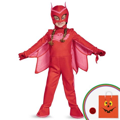 Pj Masks Owlette Deluxe Toddler Costume Kit With Free T