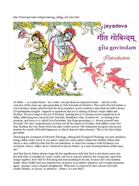 Jayadeva Gita Govindam Bilingue Religion And Belief Fiction