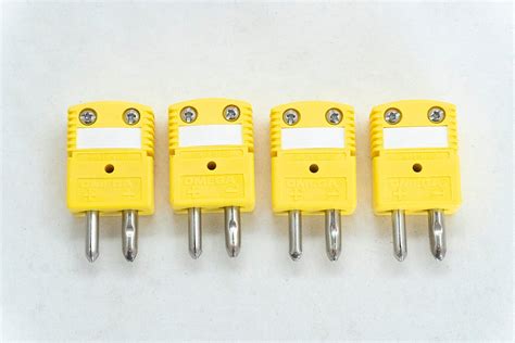 Lot Of 4 Omega Engineering Ostw K M Connector K Type Thermocouple Autovation Surplus