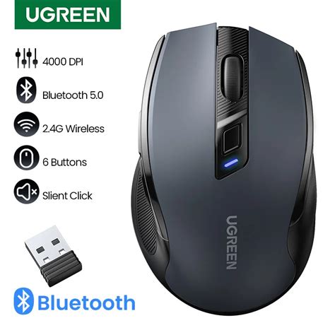 UGREEN Rat N Inal Mbrico Con Bluetooth 5 0 Mouse Ergon Mico Silencioso