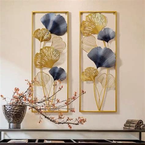 Metal Wall Decor Ginkgo Bilobamodern Wall Decormetal Art Etsy